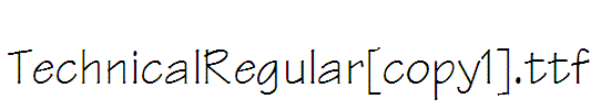 TechnicalRegular[copy1]